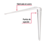 Ménsula de Acero Blanca 10 X 12', Fiero