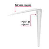 Ménsula de Acero Blanca 12 X 14', Fiero
