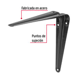 Ménsula de Acero Gris 6 X 8', Fiero