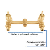 Mezcladora Empotrar, Compresión, S/Manerales, Foset