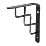 Ménsula Reforzada Negra 6 X 6', Diseño Escalera, Fiero