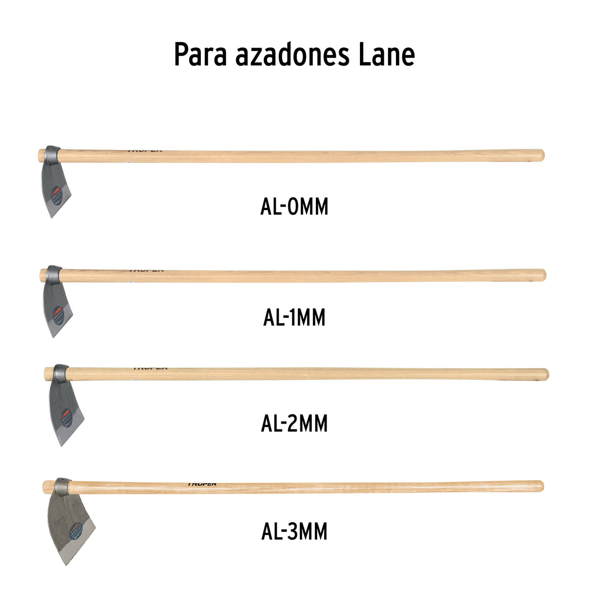 Mango de Fibra 54' para Azadones Lane y Martillo, Truper