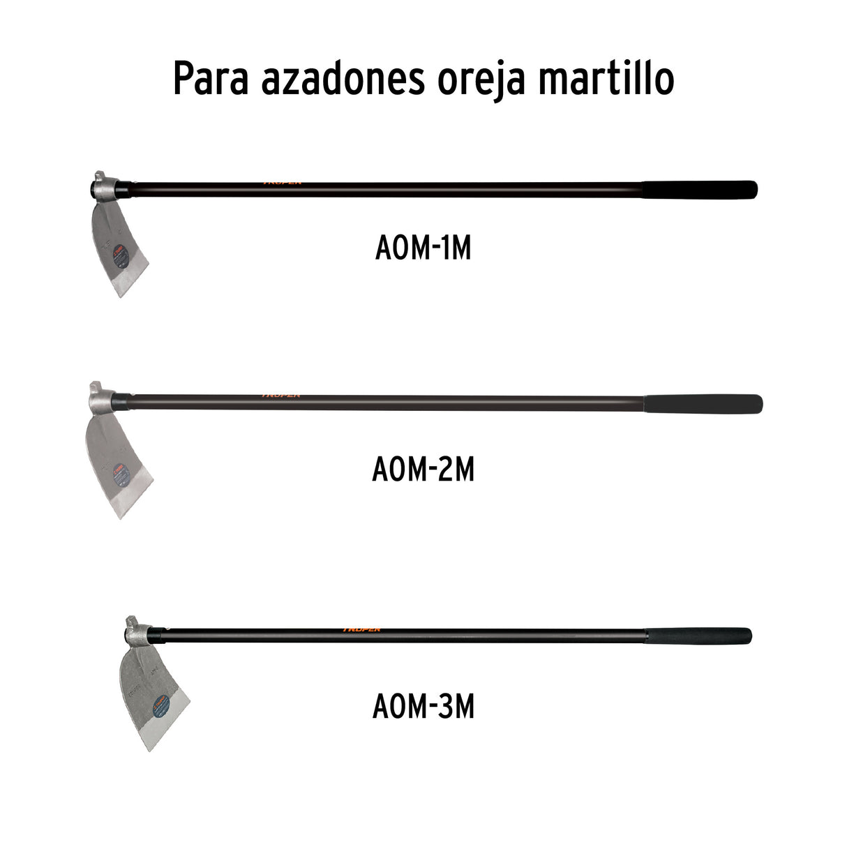 Mango de Fibra 54' para Azadones Lane y Martillo, Truper