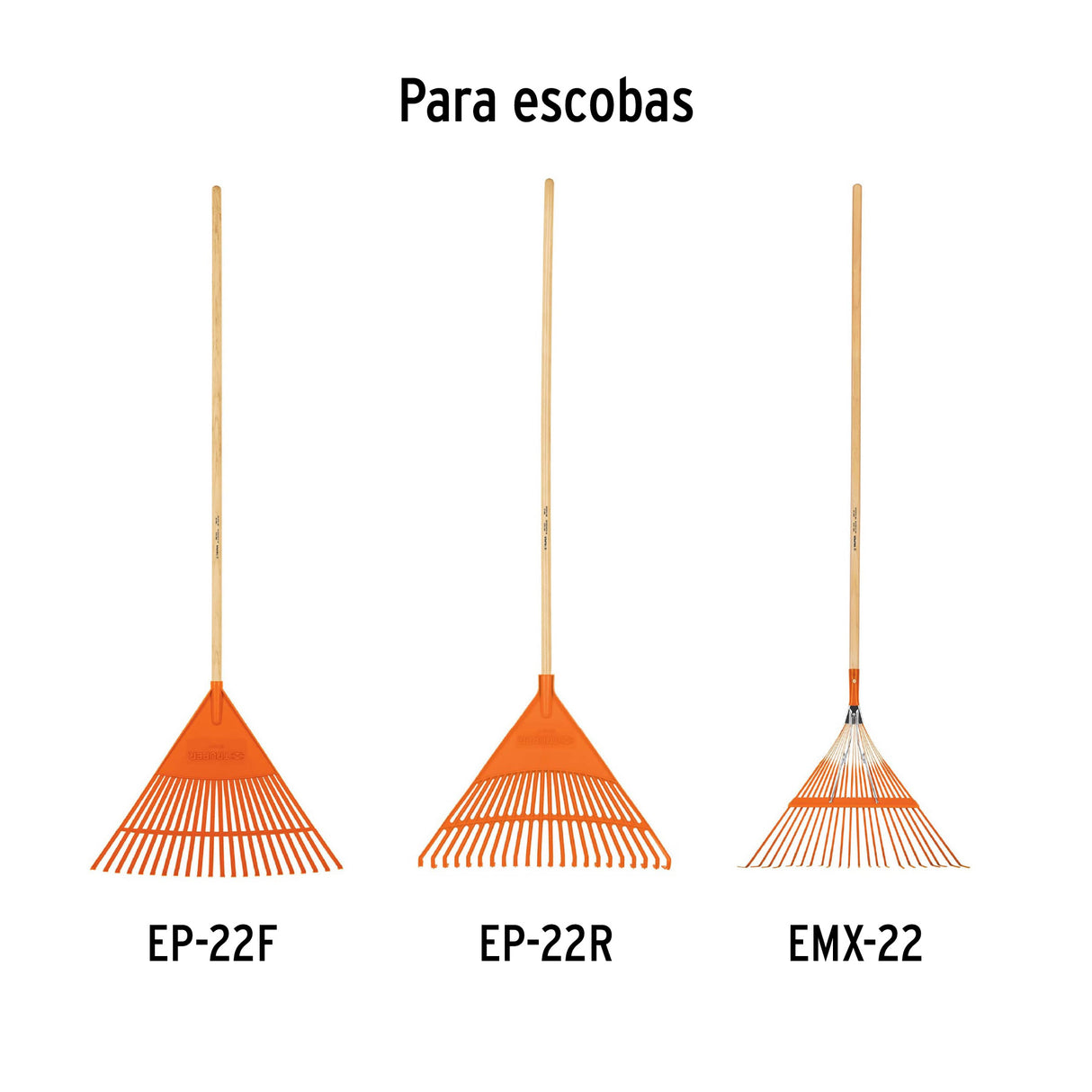 Mango de Repuesto Largo, para Escoba de Jardín, 48', Truper