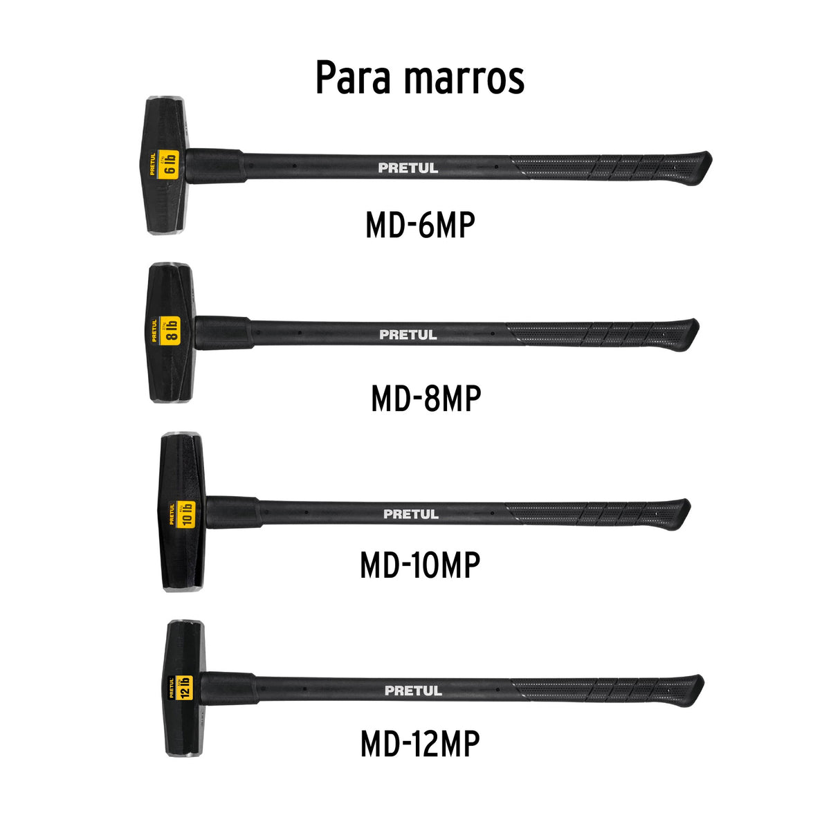 Mango de 36' para Marros de 6 a 16 lb, Truper