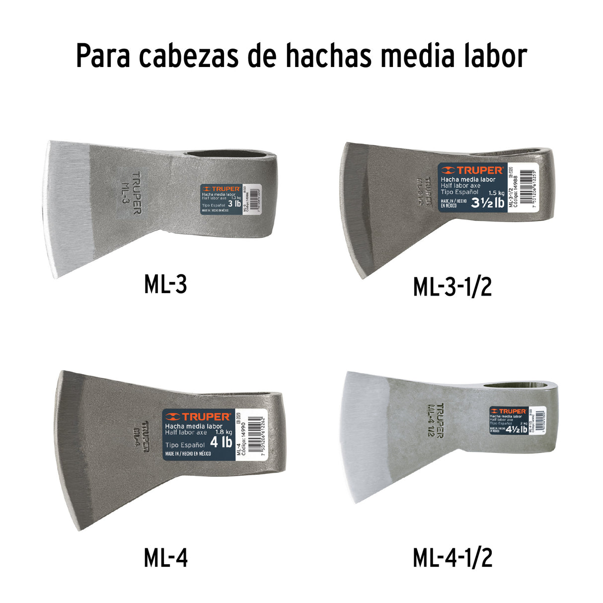 Mango Fibra de Vidrio 36' para Hachas Media y Labor Entera