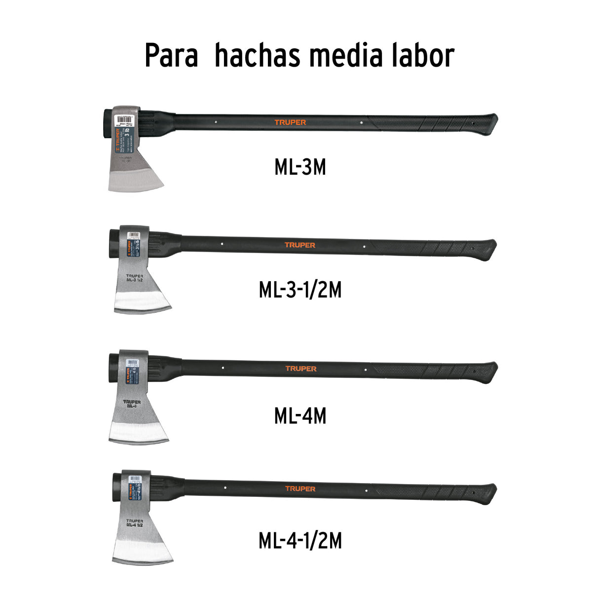 Mango Fibra de Vidrio 36' para Hachas Media y Labor Entera