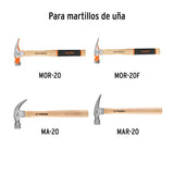 Mango para Martillos de Uña MOR-20, MOR-20F, MA-20 y MAR-20 13'