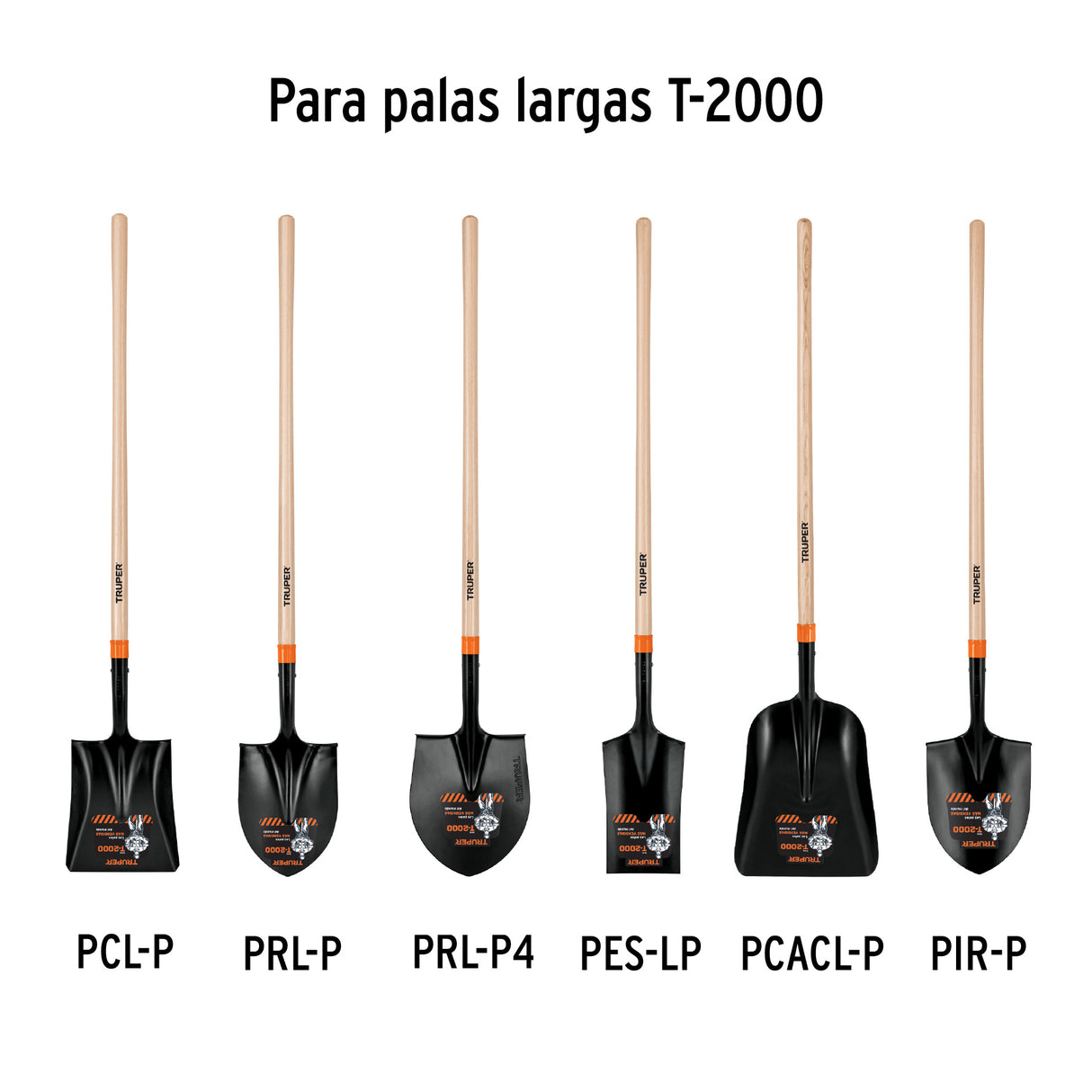 Mango de Reposición para Pala Larga T-2000, 41', Truper