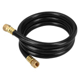 Manguera para Gas, PVC Negra, 3/8' Flare, 1.5 m, Foset