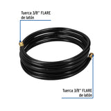 Manguera para Gas, PVC Negra, 3/8' Flare, 5 m, Foset