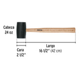 Mazo de Hule, 24 Oz, Pretul