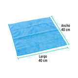 Toalla de Microfibra de 40 X 40 cm, Klintek