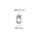 Bolsa C/4 Mini Abrazaderas sin Fin # 6, 1/2 - 3/4', Truper