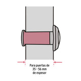 Mirilla de Seguridad Acabado Cromo Mate, Hermex