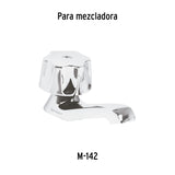 Maneral Hexagonal Metálico para Lavabo y Fregadero, Basic