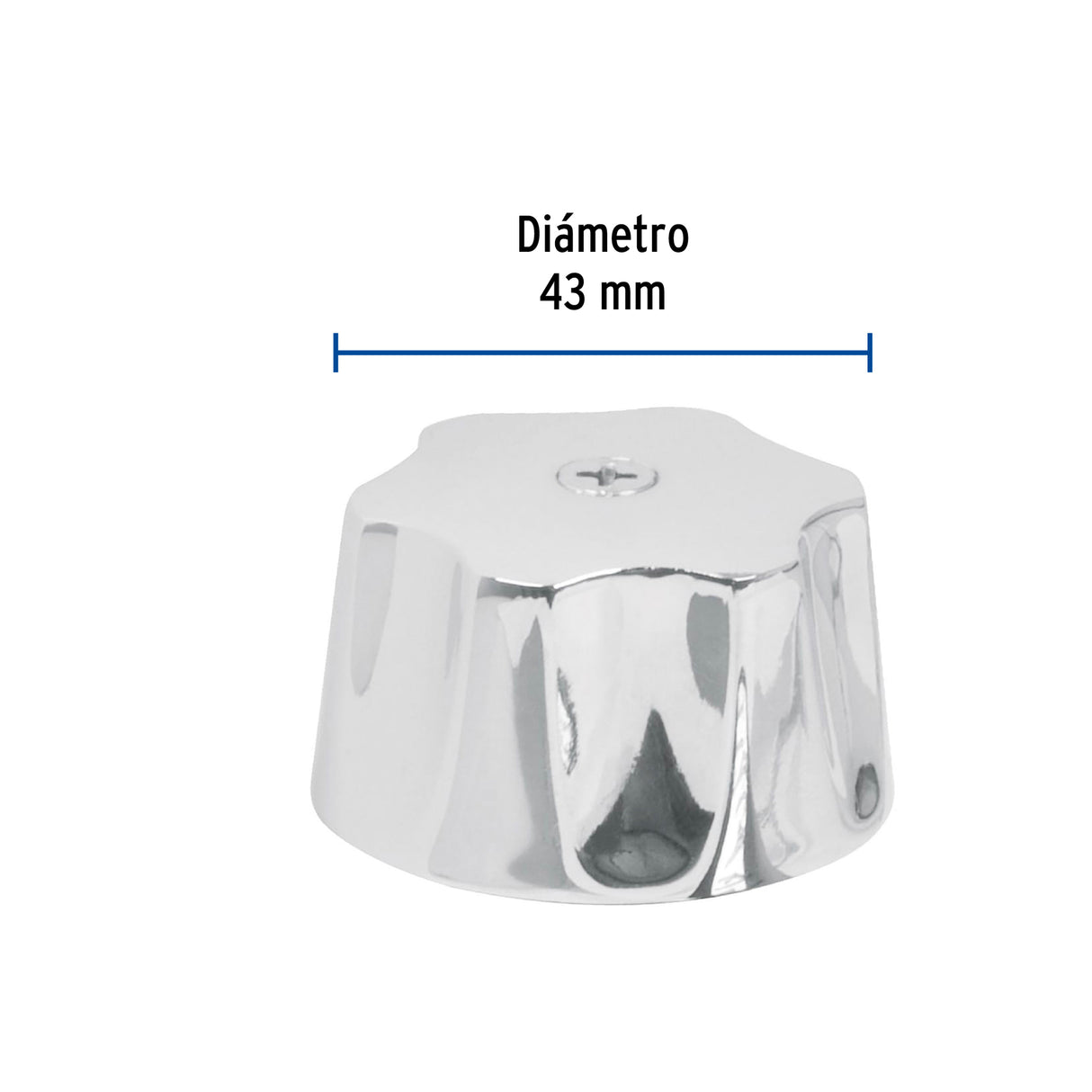 Maneral Hexagonal Metálico para Lavabo y Fregadero, Basic