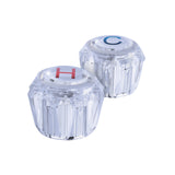 Juego 2 Manerales Acrílico Trans para Lavabo y Fregadero, Basic