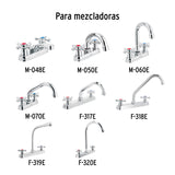 Juego de Manerales de Cruceta para lav-fregadero, Cromo, Basic