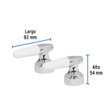 Juego de Manerales Cono para lavabo-fregadero, Cromo, Basic