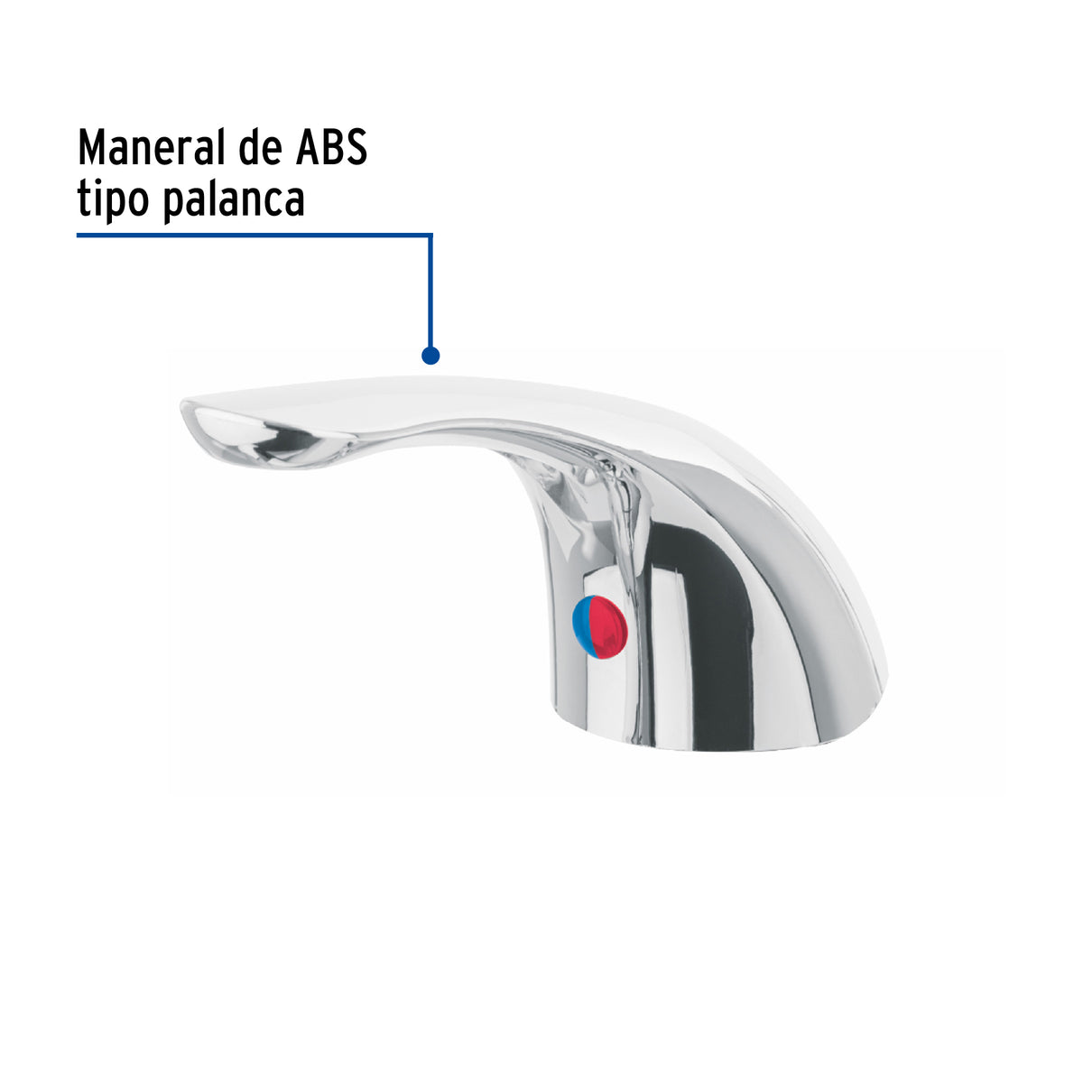 Maneral de Palanca para Monomando Lavabo MP-419, Cromo, Basic