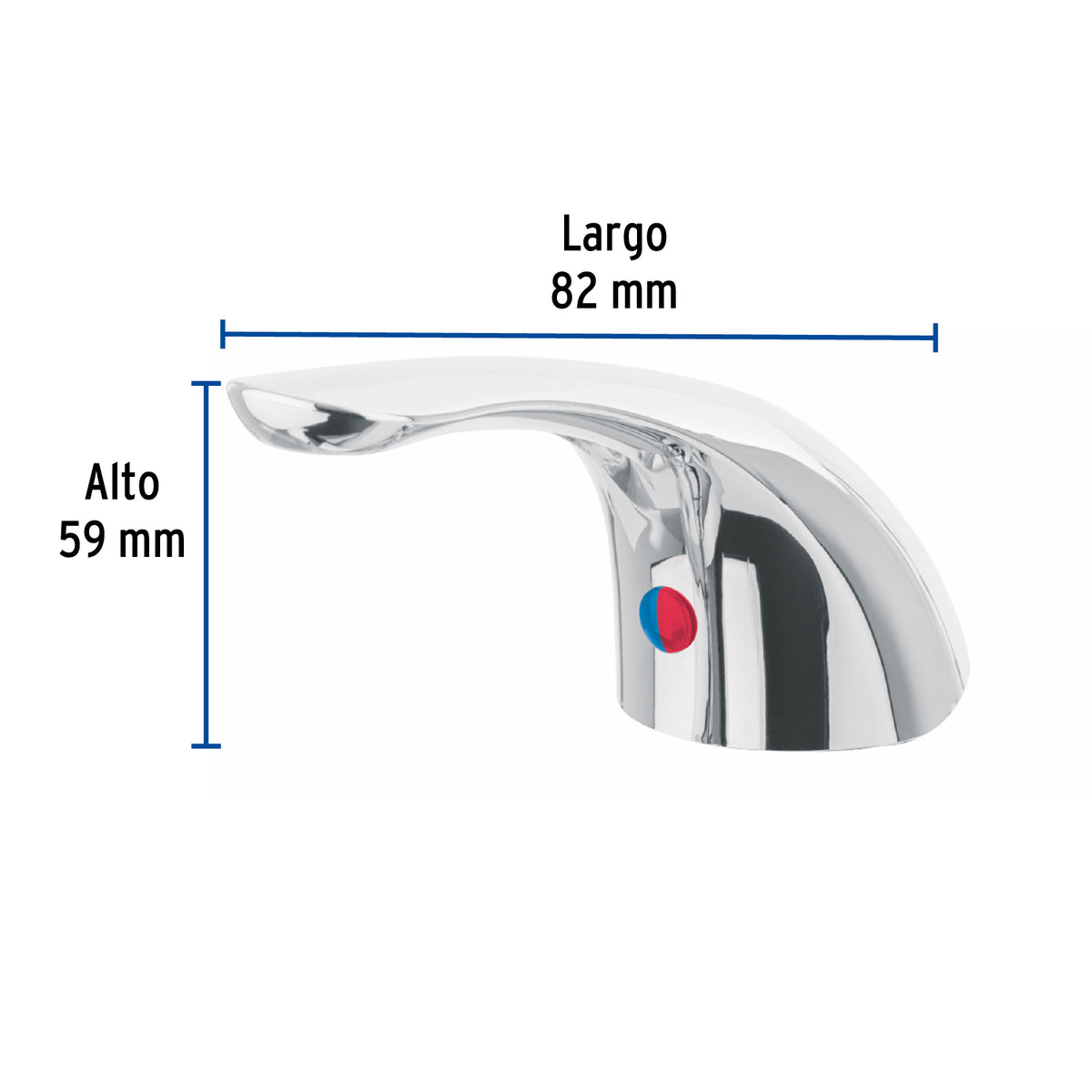 Maneral de Palanca para Monomando Lavabo MP-419, Cromo, Basic