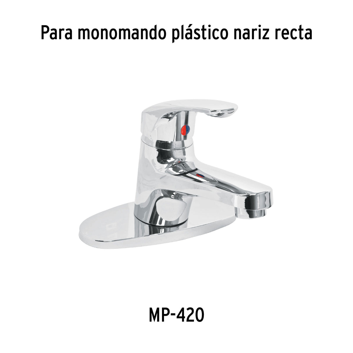 Maneral de Palanca para Monomando Lavabo MP-420, Cromo, Basic