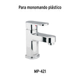 Maneral Plano para Monomando de Lavabo, Cromo, Basic