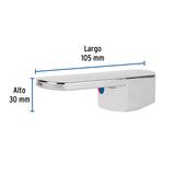 Maneral Plano para Monomando de Lavabo, Cromo, Basic