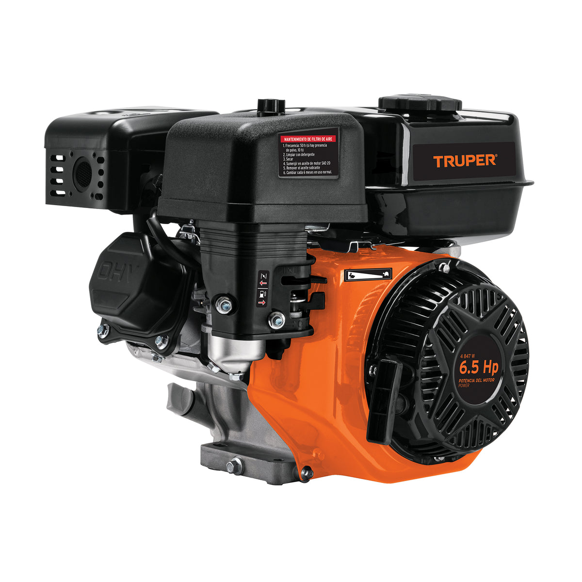 Motor a Gasolina 6.5 HP, Truper