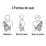 Mochila Táctica Multiusos Negra, Truper