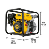Motobomba Autocebante 2'X2', Gas. 6-1/2 HP, Agrícola, Pretul