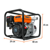 Motobomba Autocebante 2'X2', Gasolina 7 HP, Agrícola, Truper