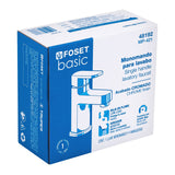 Monomando Lavabo, ABS, Nariz Recta, Basic