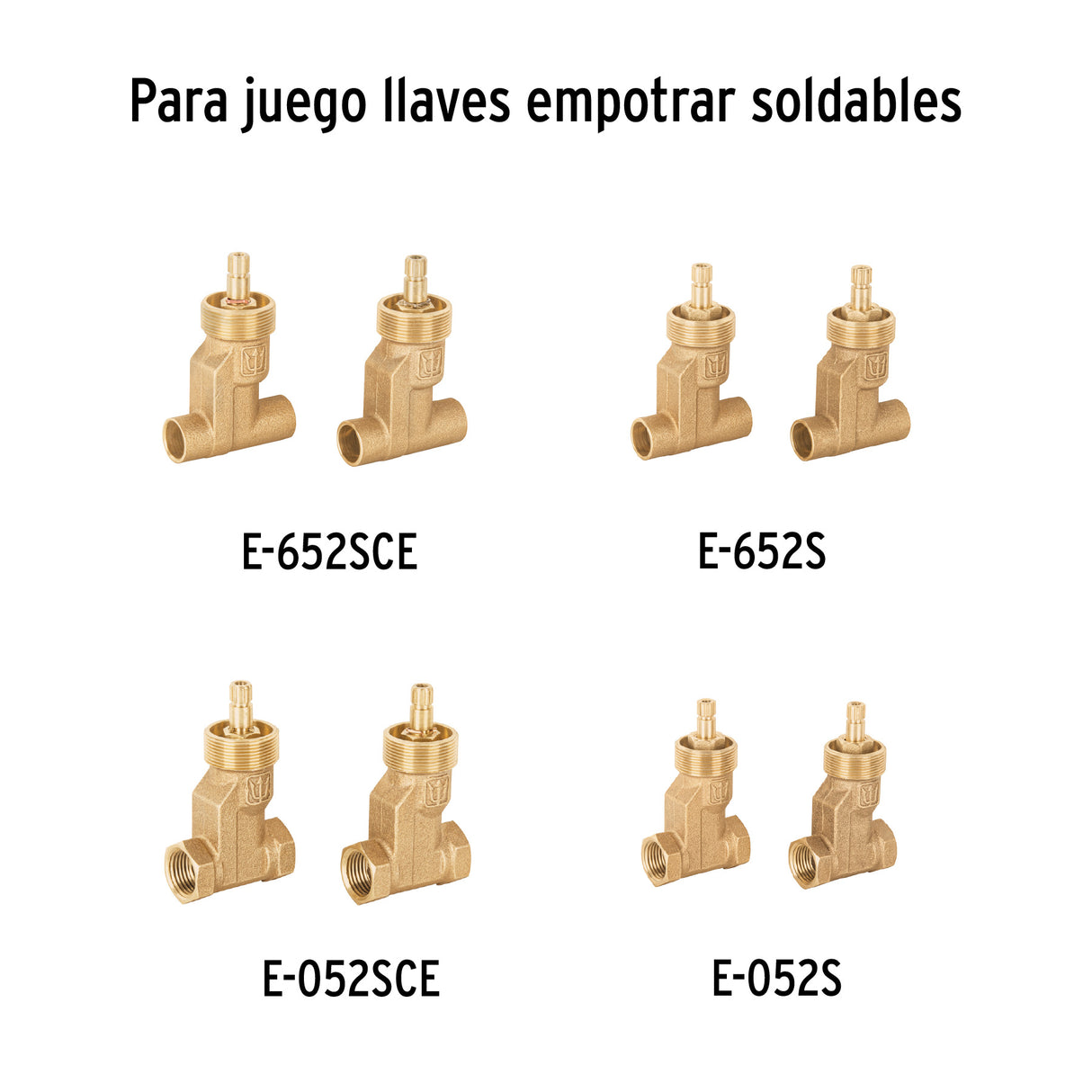 Juego de 2 Manerales Acrílico Ámbar para Regadera, Basic