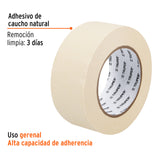 Cinta Masking Tape de 2' X 50 m, Truper