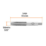 Machuelo Semicónico 5/32' X 32 Cuerda Gruesa, Truper