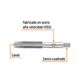 Machuelo Semicónico 5/32' X 36 Cuerda Fina, Truper