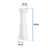 Pedestal de Porcelana para Lavabo, Blanco, Foset