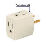 Multicontacto Triple Aterrizado, Tipo Cubo, Volteck