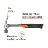 Martillo Forjado 16 Oz Uña Recta, Mango con Neopreno, Expert