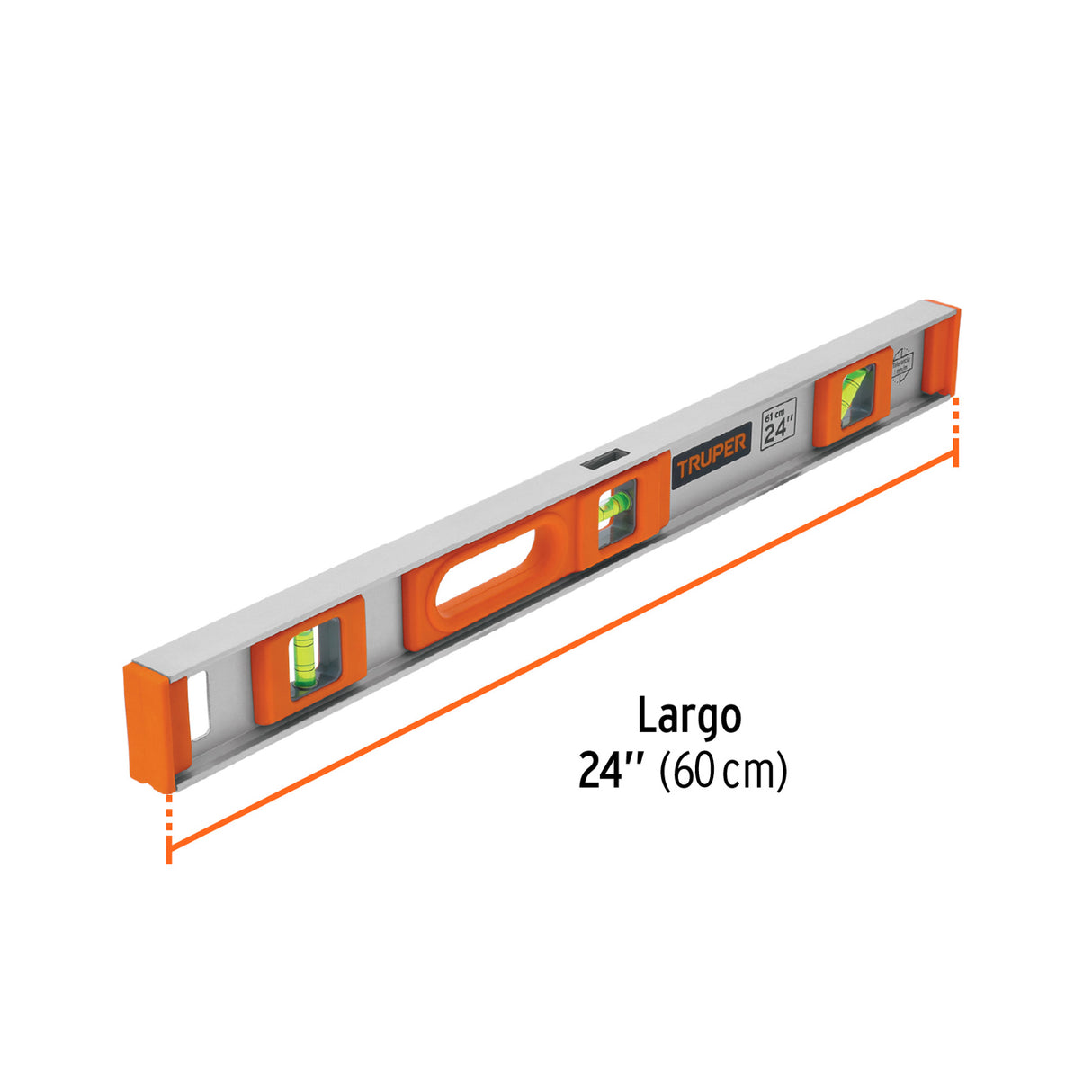 Nivel Profesional de 24' con Protección de ABS, Truper