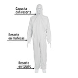 Overol Desechable, Talla Xg, Pretul