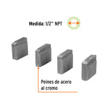 Juego de 4 Peines 1/2' para Tarrajas TA-850 y TA-851, Truper