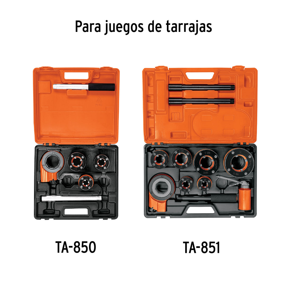 Juego de 4 Peines 1' para Tarrajas TA-850 y TA-851, Truper