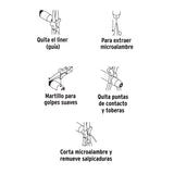 Pinza 8' para Proceso Mig, Multifunciones, Truper