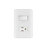 Placa Armada Contacto E Interruptor Sencillo, Volteck Basic