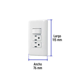 Placa Armada 2 Contactos E Interruptor Sencillo, Basic
