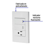 Placa Armada 2 Interruptores, 1 Contacto, 1mod, Española, Blanco