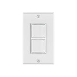 Placa Armada con 2 Interruptores Sencillos, Línea Classic